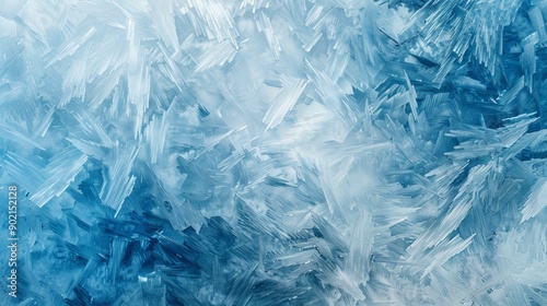 Wallpaper Mural Abstract frosty pattern on glass, background texture Torontodigital.ca