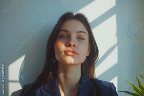 Confident Businesswoman in Suit photo