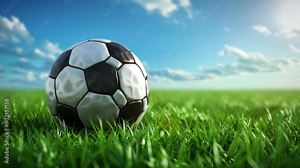 Fototapeta premium Sport Backgrounds. Soccer stadium.