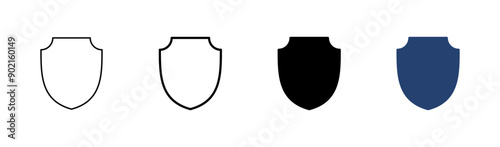 Free Download Shield icon set. Protection icon vector. Security vector icon - GFXLoad