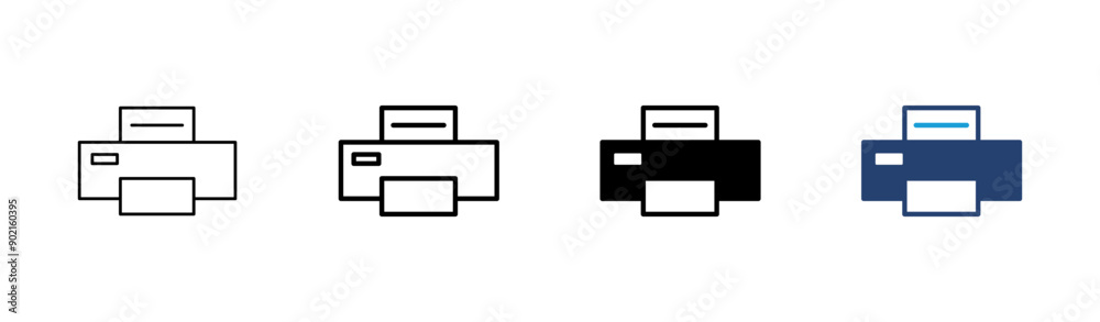 Print icon set. printer icon vector. Print icon set. printer icon vector.