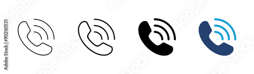 Call icon set. telephone icon vector. phone icon vector. contact us