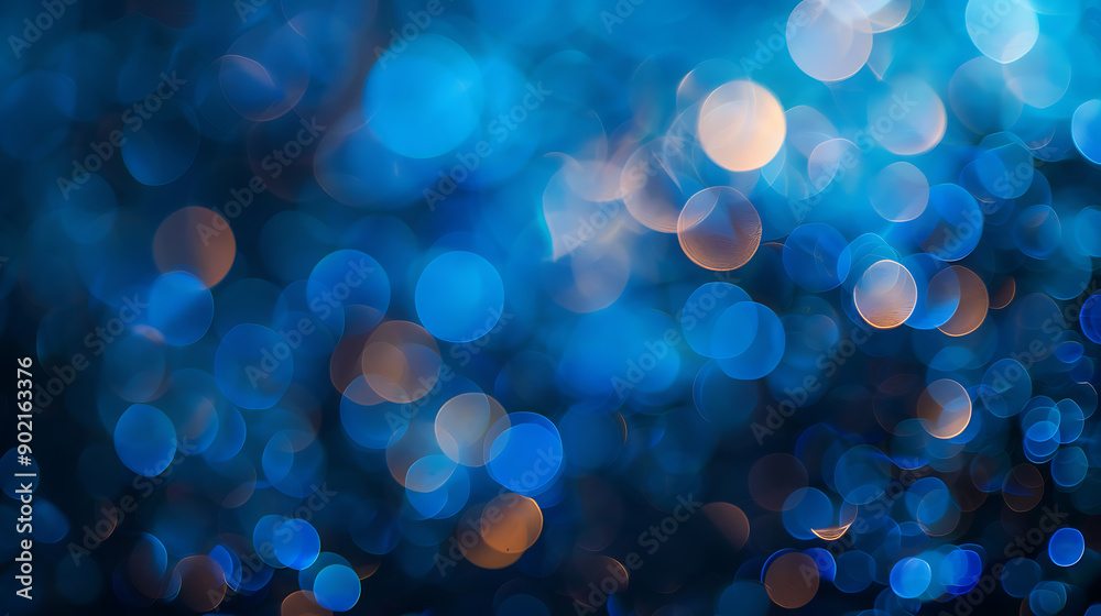 abstract blue background with bokeh abstract blue background with bokeh