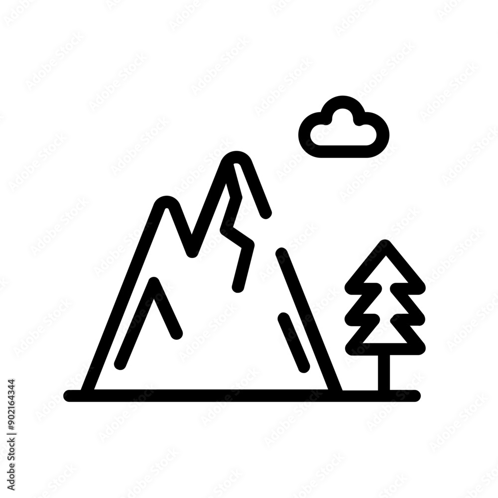 mountain icon design mountain icon design