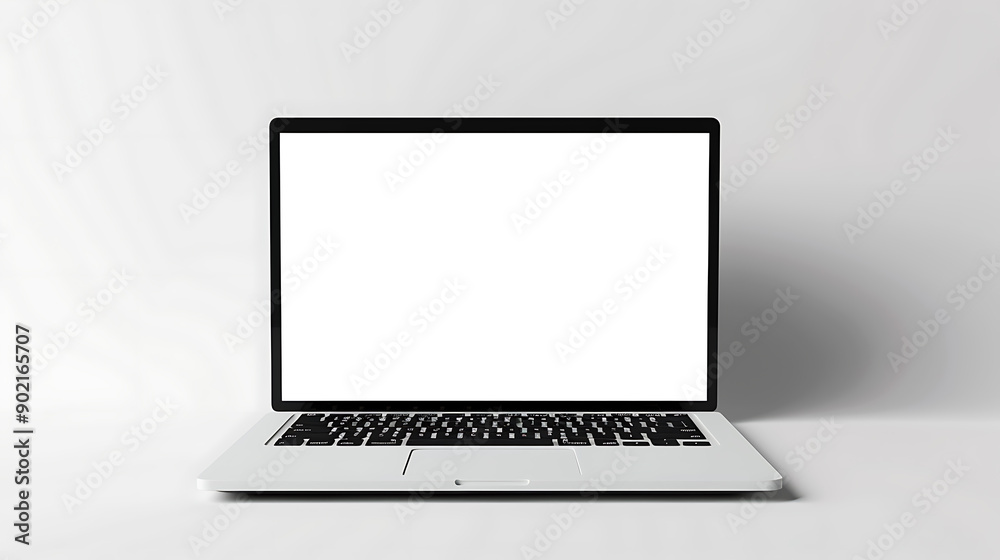 Laptop template isolated on white. Template, mockup. Laptop template isolated on white. Template, mockup.