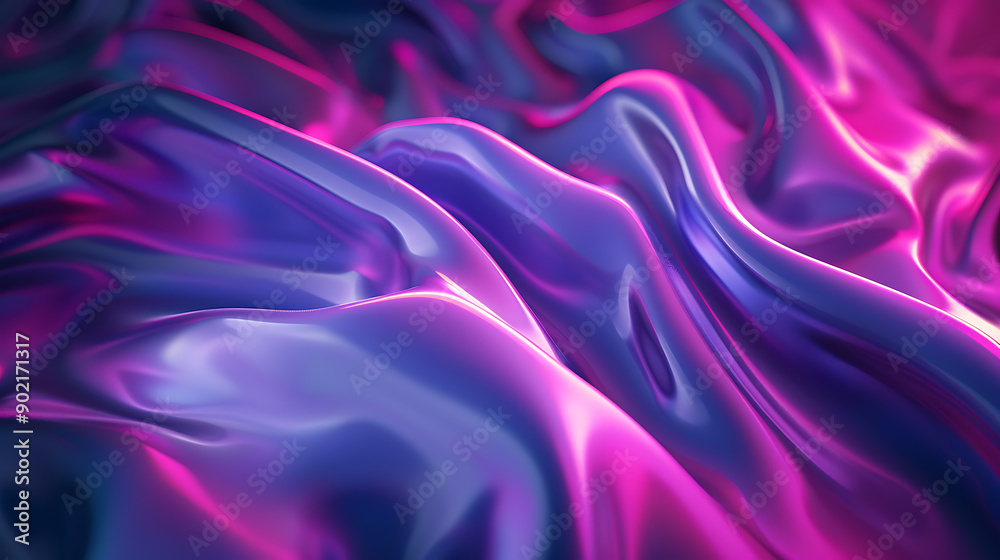 Fototapeta premium Abstract gradient background. Ultraviolet glow on a dark abstract background. Empty wallpaper template