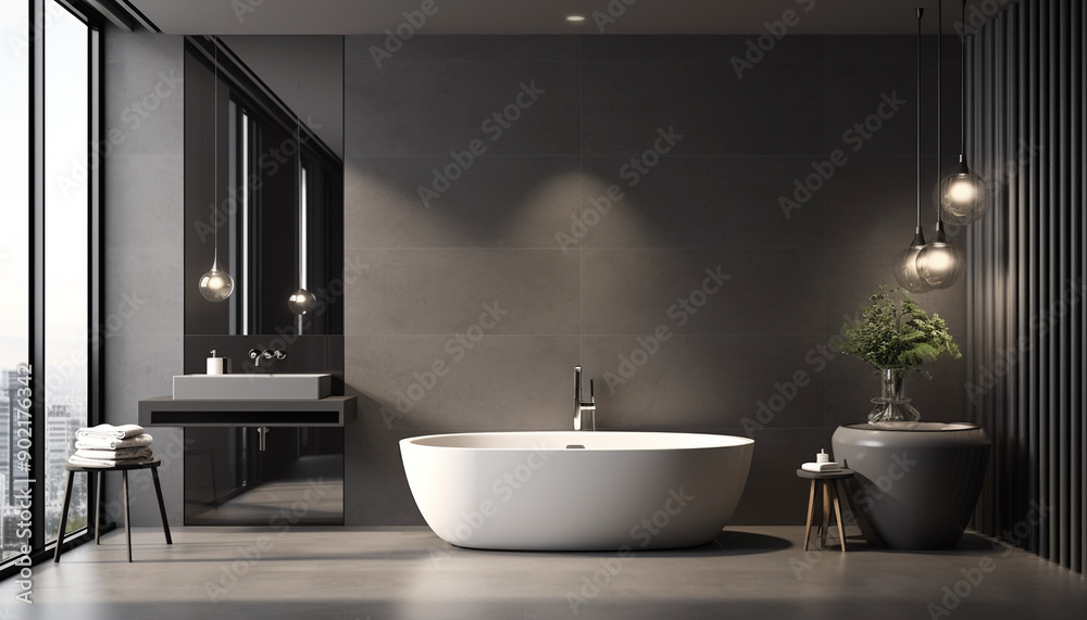 Modern bathroom spa like atmosphere Modern bathroom spa like atmosphere