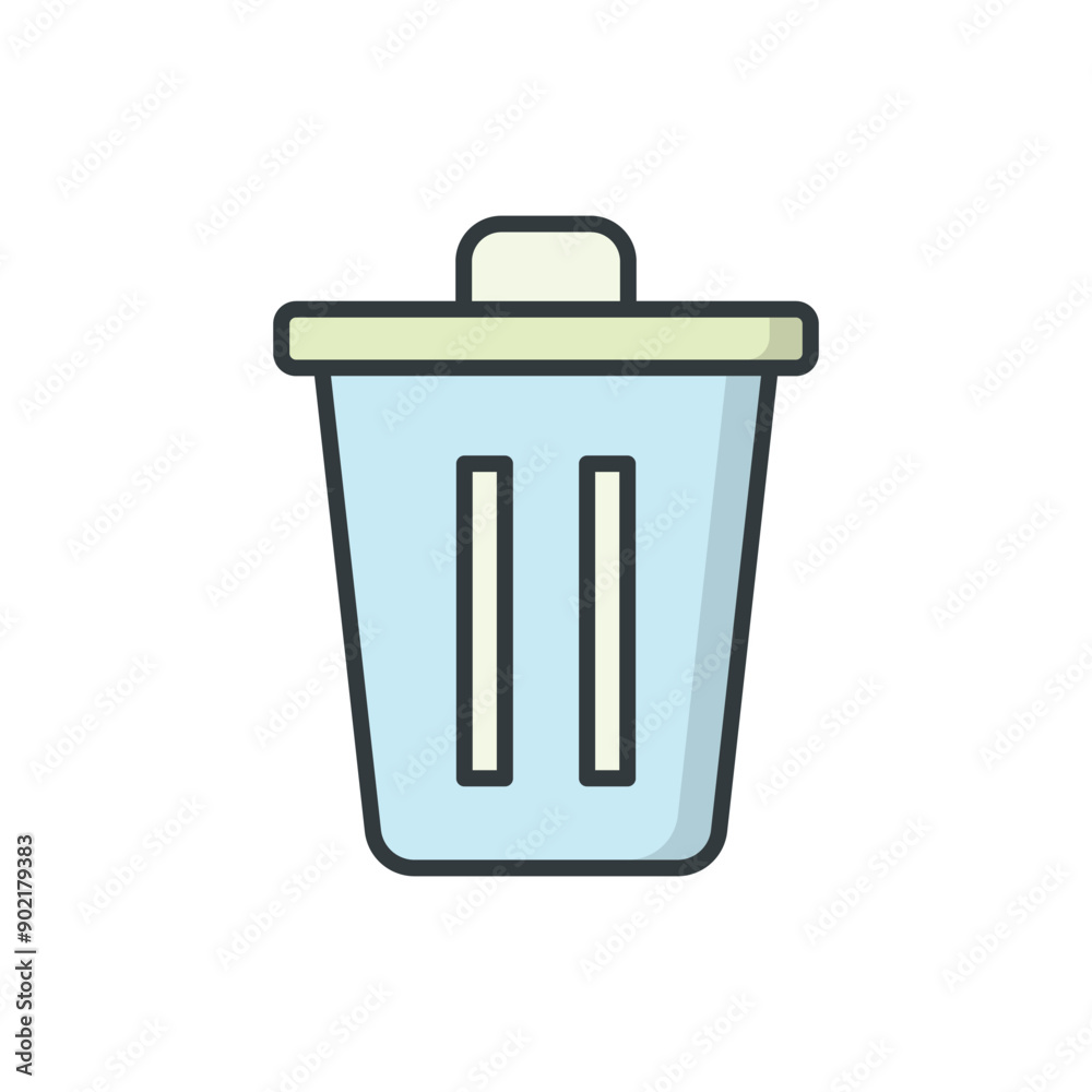 Trash icon vector design templates simple and modern concept Trash icon vector design templates simple and modern concept