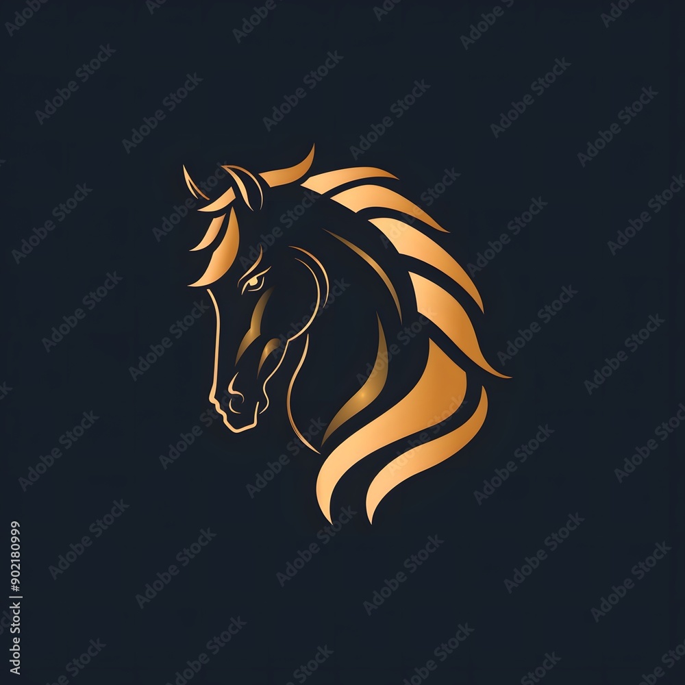 horse head silhouette horse head silhouette