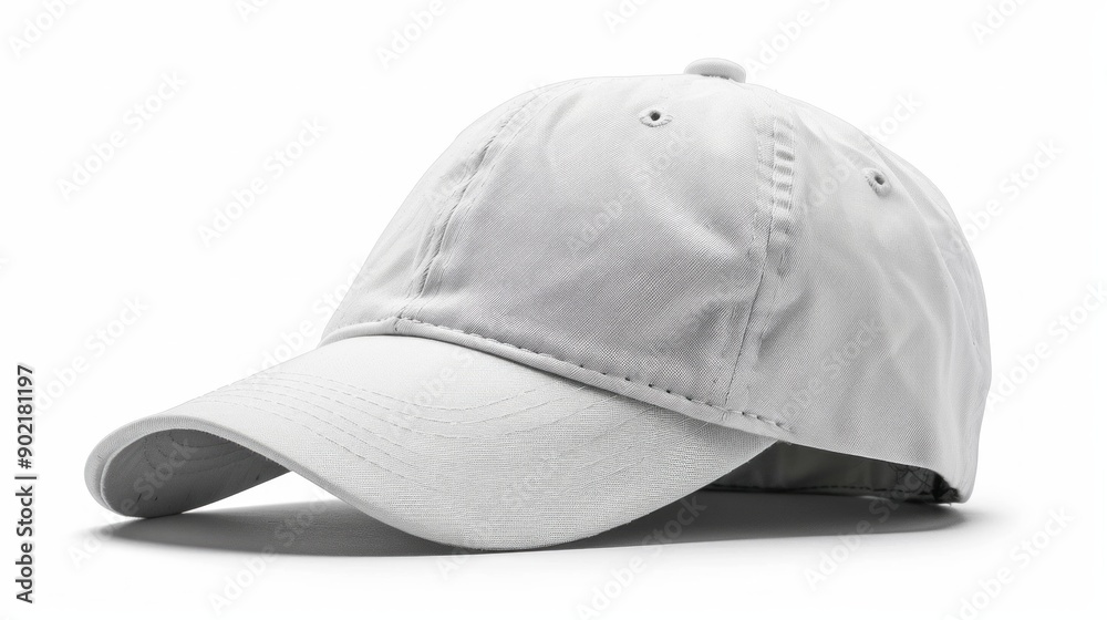 white baseball cap lies on a plain background, ready to be customized with logos, slogans, or artwork. white baseball cap lies on a plain background, ready to be customized with logos, slogans, or artwork.
