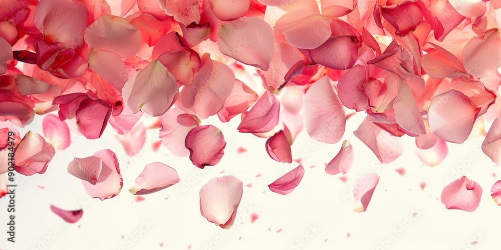 Blossoming Pink Petals in Motion Blossoming Pink Petals in Motion