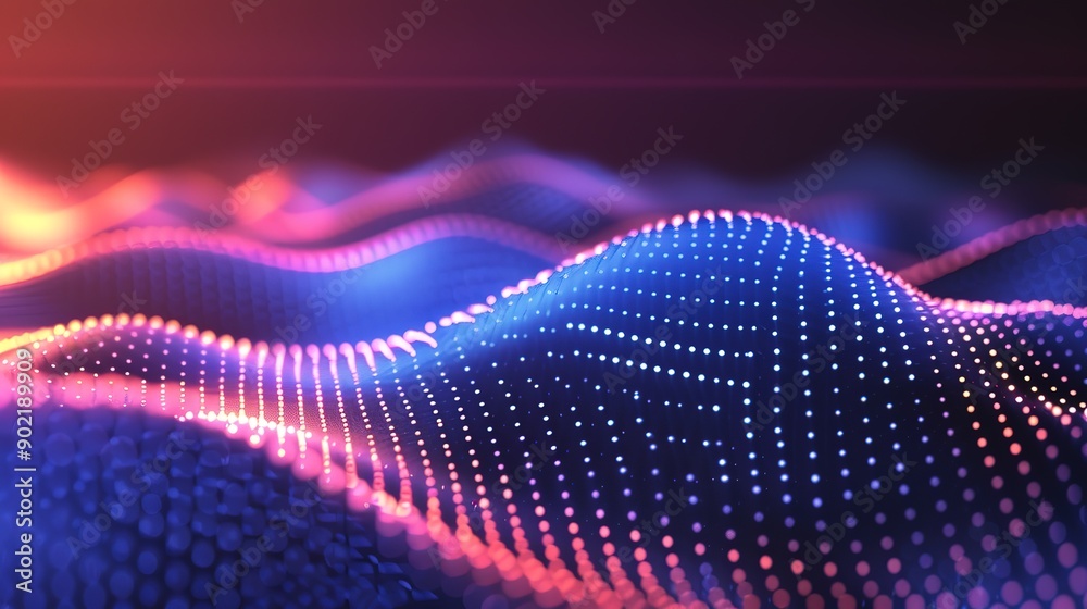 Superb Technology background with sphere dots Superb Technology background with sphere dots