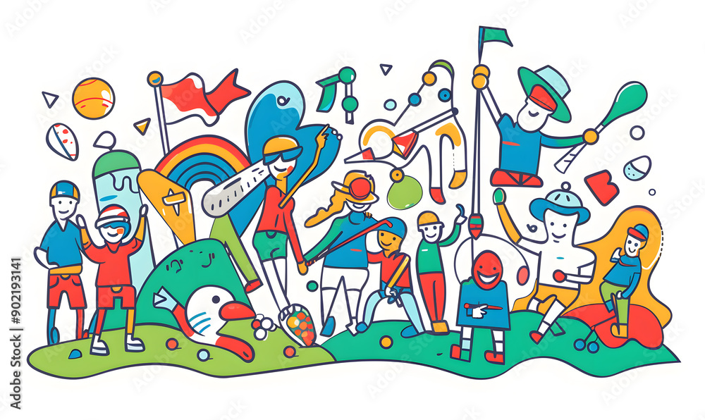 golf-themed graphic advertising backgrounds.