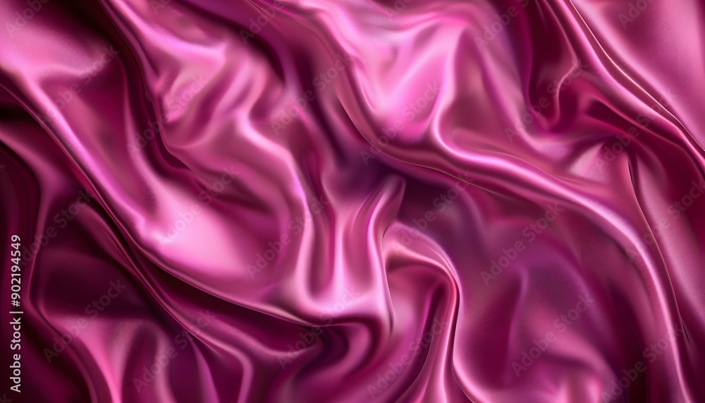 Obraz premium purple satin wave background vector