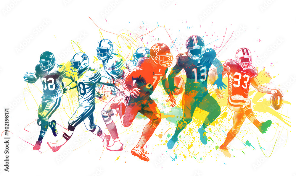 football-themed graphic and photo for advertising football-themed graphic and photo for advertising