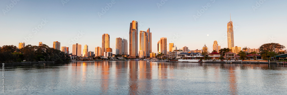 Fototapeta premium Surfers Paradise Skyline, Gold Coast, Queensland
