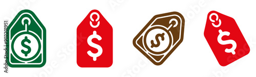 tag of us dollar. American dollar tag. dollar label. usd dollar label. dollar icon tag. tag with dollar symbol. dollar sign tag. vector dollar tag. simple dollar tag isolated on white