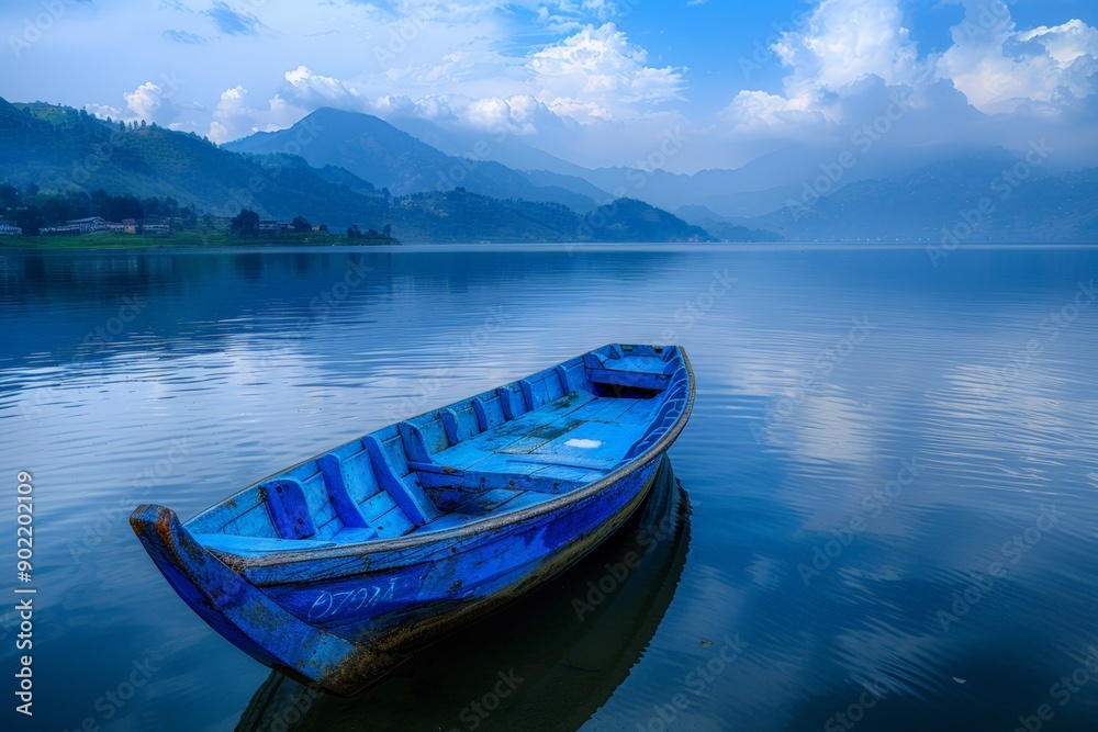 Obraz premium boat on lake