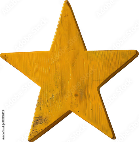 Wooden star cutout