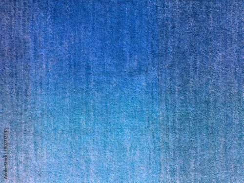 水彩のような青いグラデーションのラグ