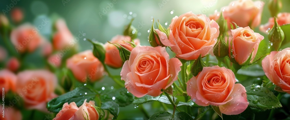 Roses In Park Spray Roses Garden Details, Capturing Nature'S Beauty And Tranquility Roses In Park Spray Roses Garden Details, Capturing Nature'S Beauty And Tranquility