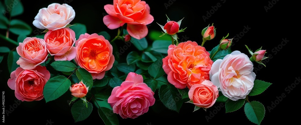 Roses In Park Spray Roses Garden Details, Capturing Nature'S Beauty And Tranquility Roses In Park Spray Roses Garden Details, Capturing Nature'S Beauty And Tranquility