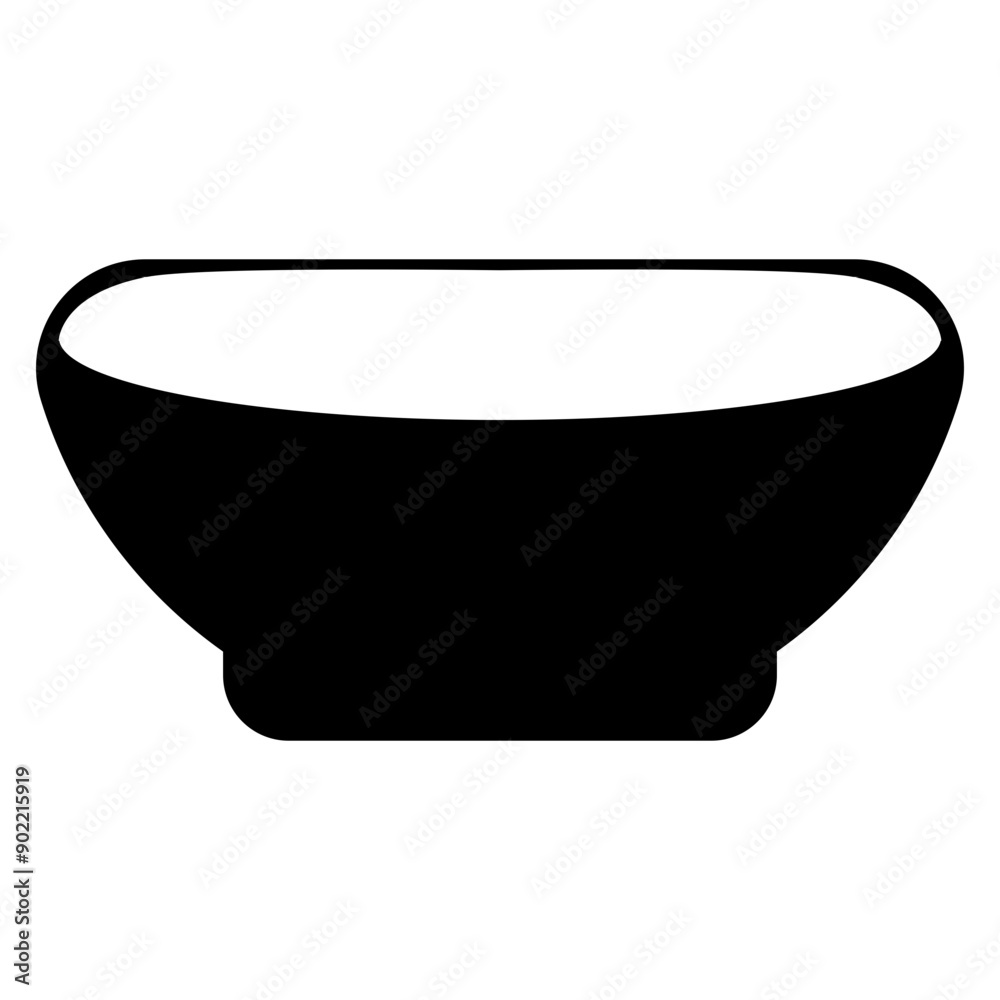 Bowl Icon, Simple Icon Vector Design, best used for presentation, application, web and banner Bowl Icon, Simple Icon Vector Design, best used for presentation, application, web and banner