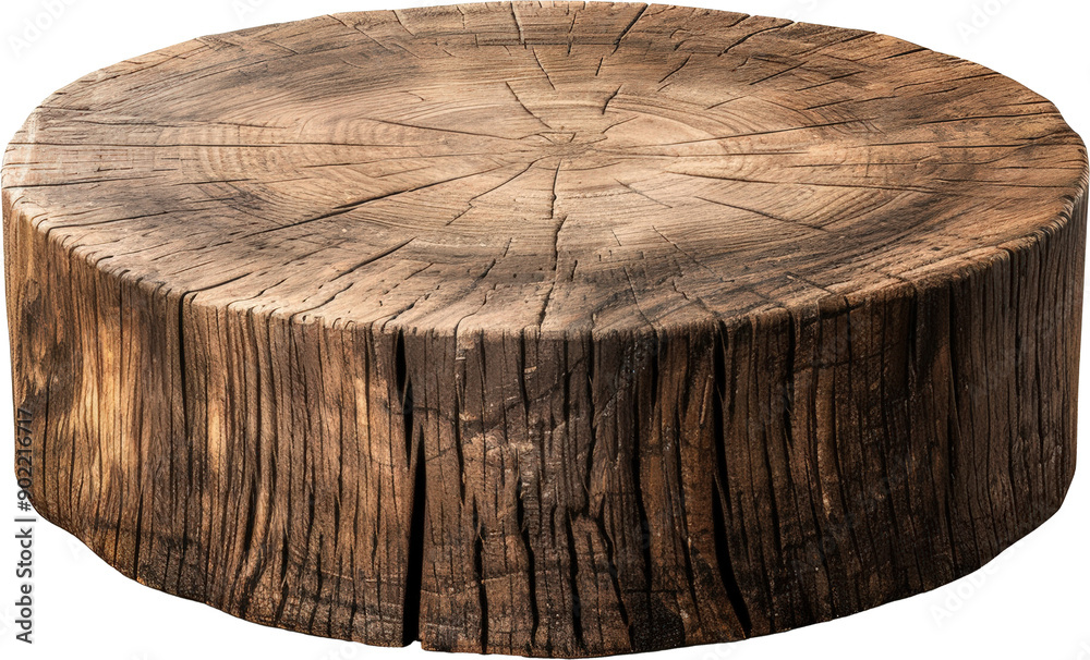 Fototapeta premium Rustic wooden stump