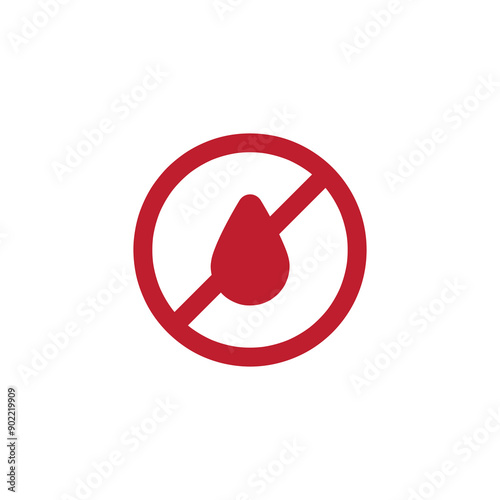 No expose flammable liquids vector icon, No fire symbol trendy style illustration on white background..eps