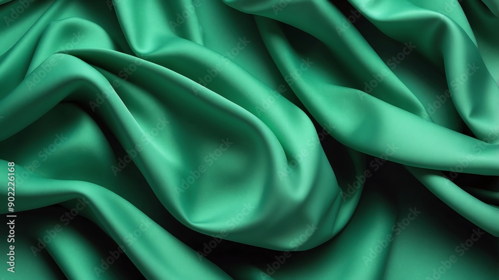 green fabric folds abstract background copy space backdrop art green fabric folds abstract background copy space backdrop art