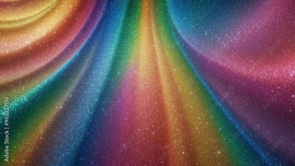 Obraz premium rainbow glitter texture abstract background copy space backdrop art
