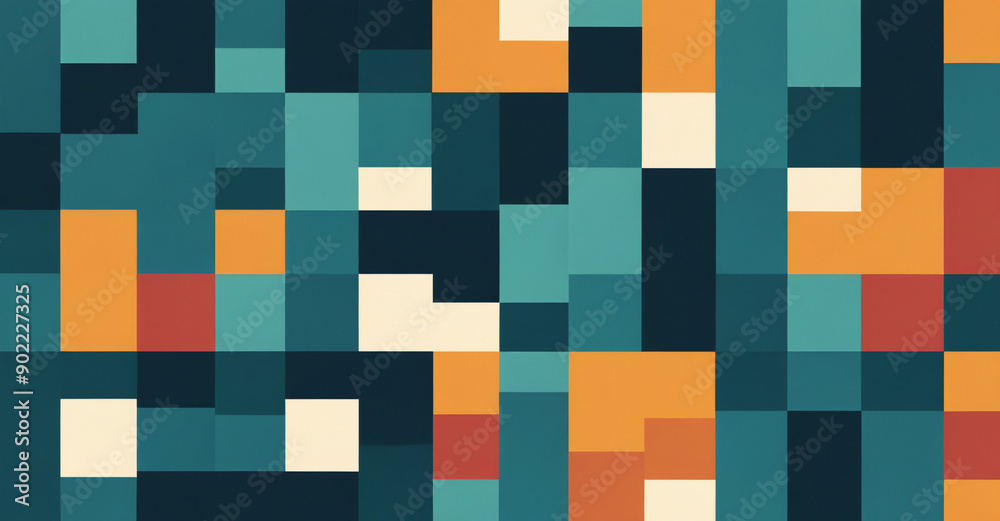 abstract background with squares abstract background with squares
