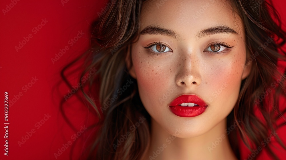 Alluring close-up portrait of a beautiful Asian woman Alluring close-up portrait of a beautiful Asian woman