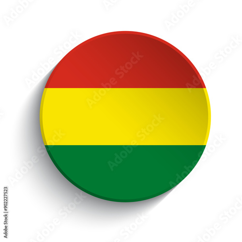 Bolivia flag button Free Download Bolivia flag button - GFXLoad