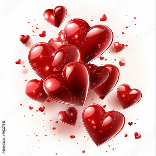 valentine hearts background