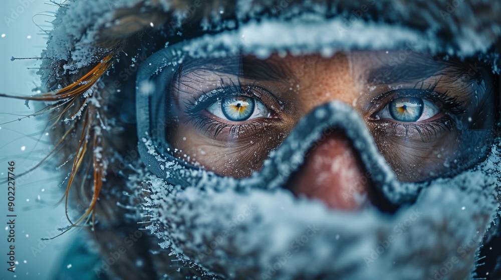 Determined Arctic Researcher