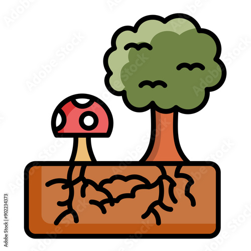 Mycorrhizae Icon