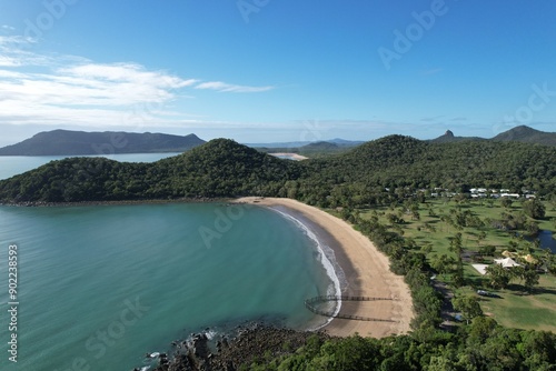 Aerial photo of Haliday Bay Queensland Australia photo