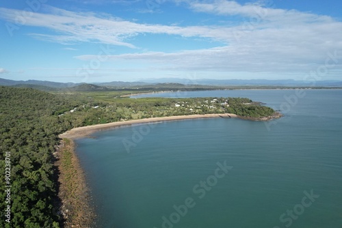 Aerial photo of Haliday Bay Queensland Australia photo