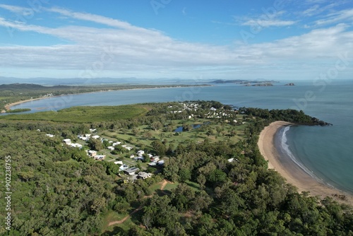 Aerial photo of Haliday Bay Queensland Australia photo