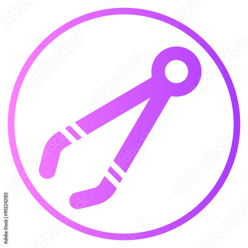 tweezers gradient icon