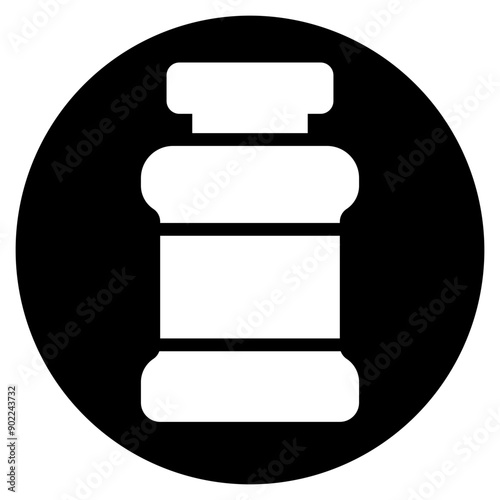 mouthwash glyph icon