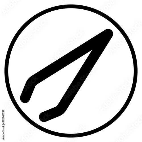 clamp glyph icon