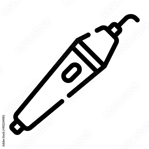 periodontal scaler line icon