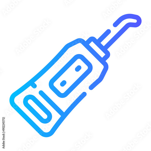 dental irrigator gradient icon