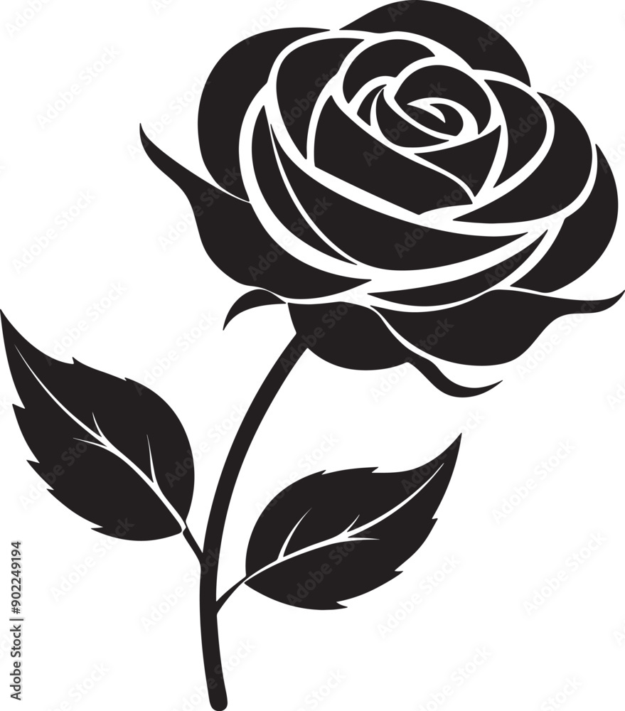 High-Quality Rose Silhouette Clipart, Vectors, and Black Silhouettes High-Quality Rose Silhouette Clipart, Vectors, and Black Silhouettes