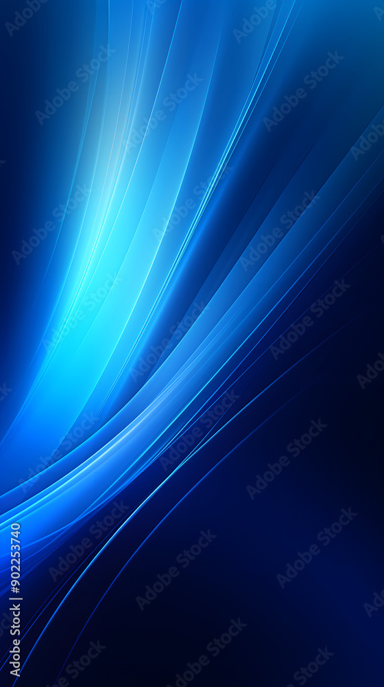 Digital technology blue gold geometric curve abstract poster background Digital technology blue gold geometric curve abstract poster background