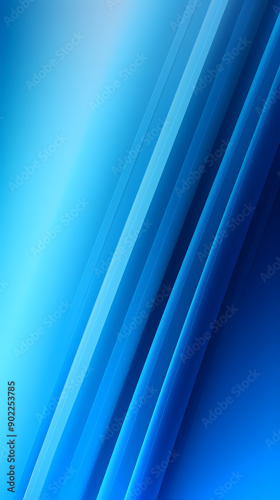Fototapeta premium Digital technology blue gold geometric curve abstract poster background