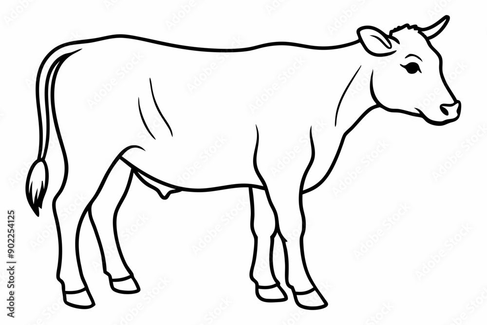cow line art vector illustration
cow line art vector illustration