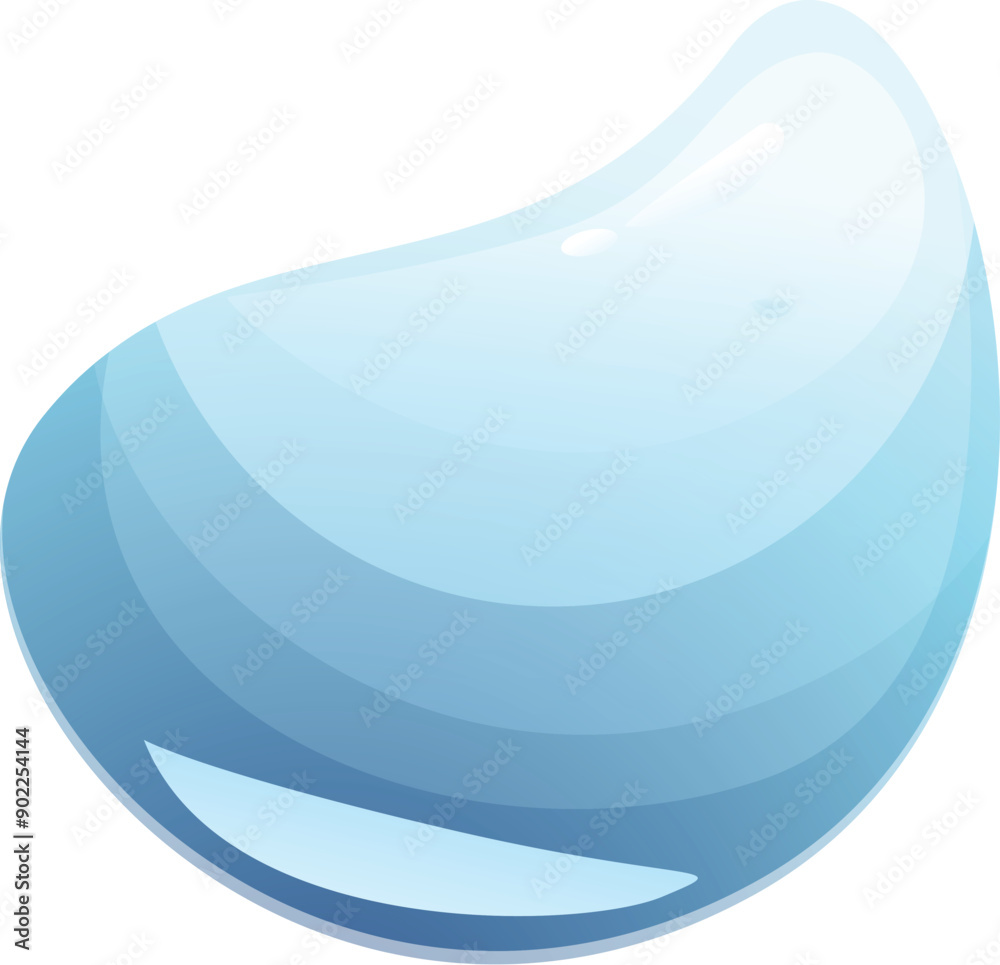 Blue shell is laying on a white background showing its natural beauty Blue shell is laying on a white background showing its natural beauty